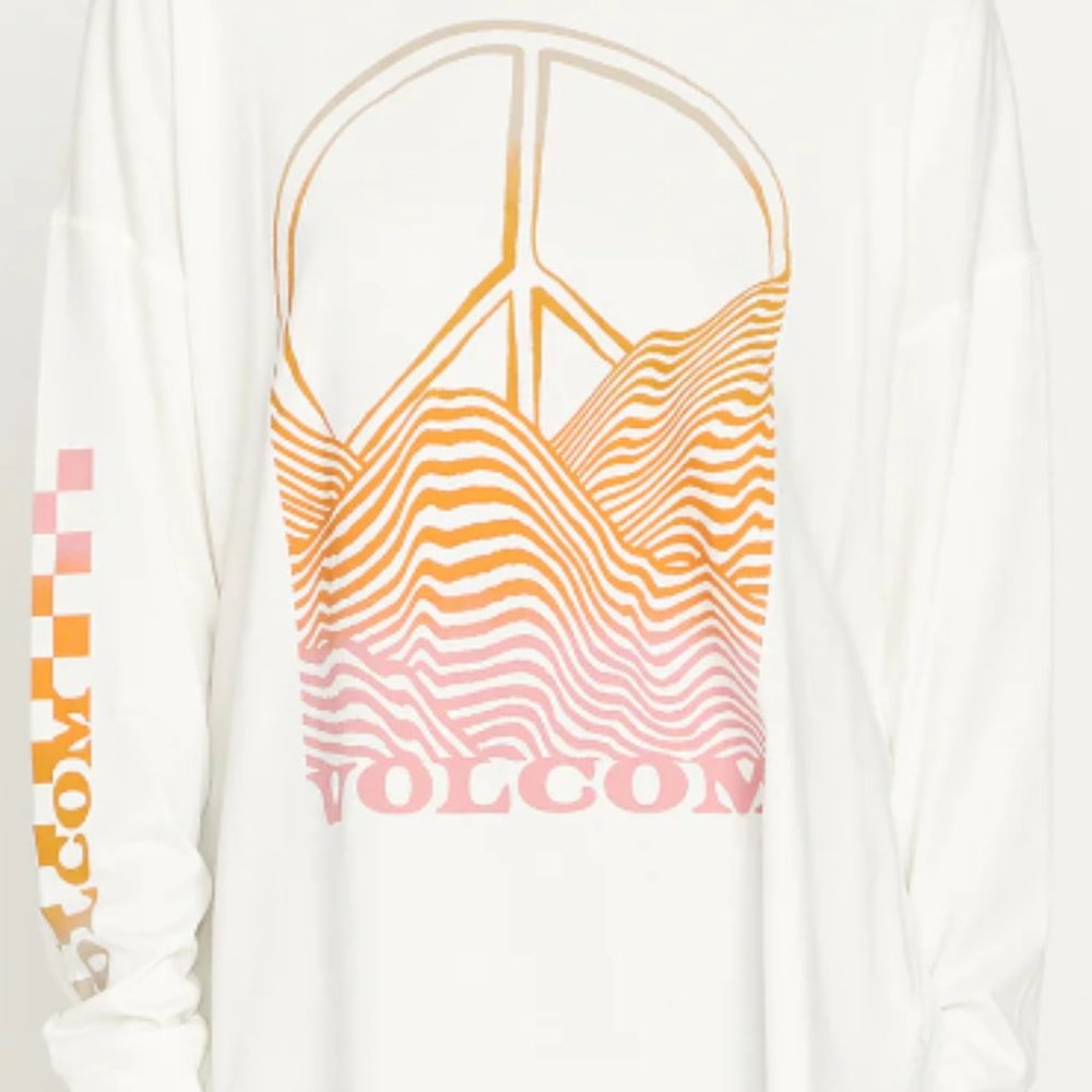 BNWT - Volcom - Werking Doubles Long Sleeve Shirt - Star White - Small